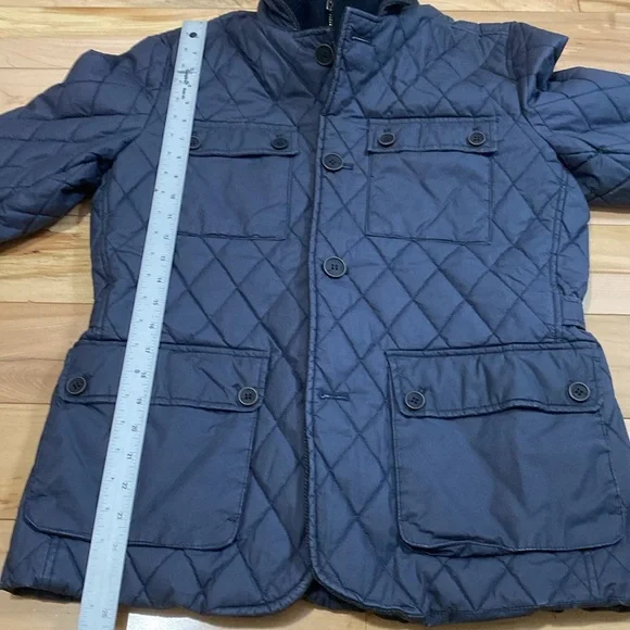 Hydrogen Quilted Jacket - Navy Chore Coat - Picture 17 of 17